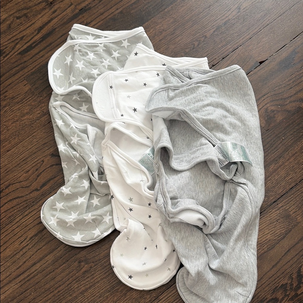 aden + anais Gray and White Star Sleep Sacks